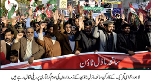 Minhaj-ul-Quran  Print Media CoverageDaily News Mart Front Page